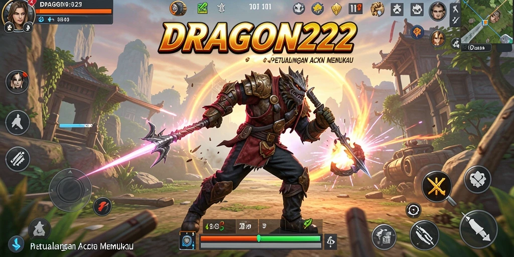 Tangkapan layar DRAGON222 menunjukkan pertempuran aksi yang seru dan mendebarkan.