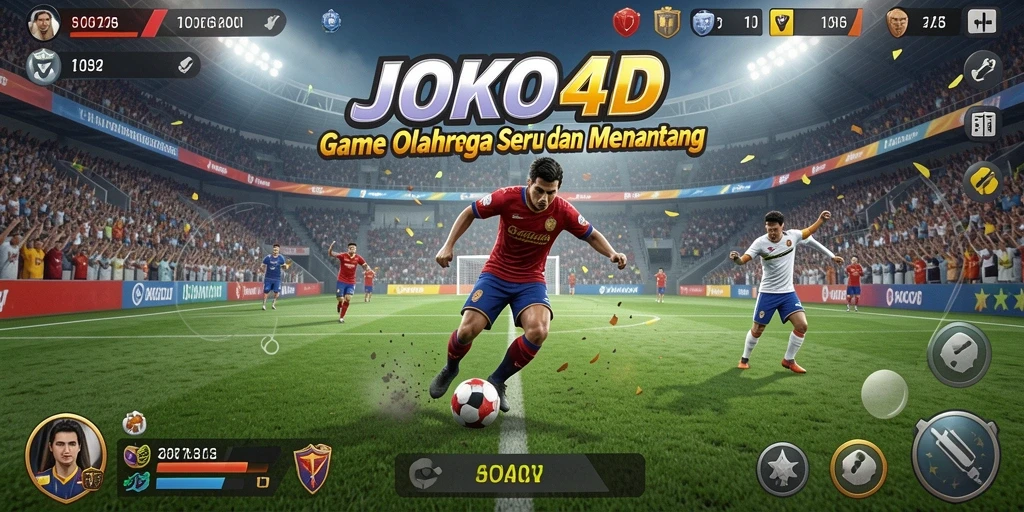Tampilan menarik gameplay JOKO4D dengan aksi olahraga yang seru.