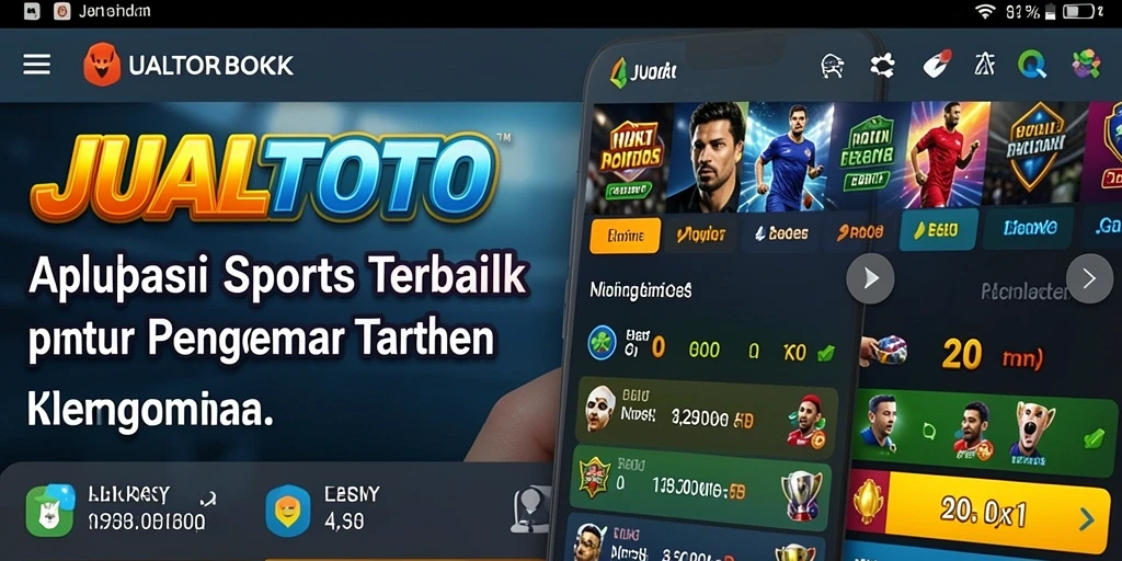 Tampilan gameplay menarik JUALTOTO saat memasang taruhan olahraga.