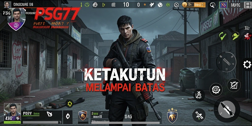 Gameplay PSG77 dengan suasana Horror yang mencekam.