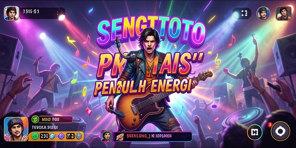 Gameplay seru SENGTOTO dengan antarmuka menarik dan interaksi musik.
