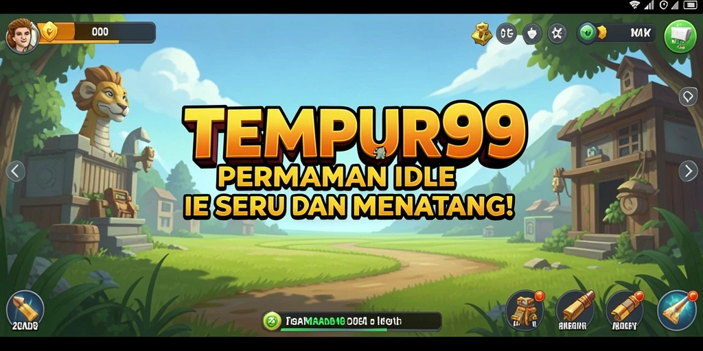 Screenshot TEMPUR99 yang menampilkan keseruan gameplay Idle yang menantang.