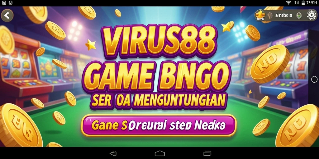 Tampilan seru gameplay Bingo di VIRUS88 yang mengasyikkan.